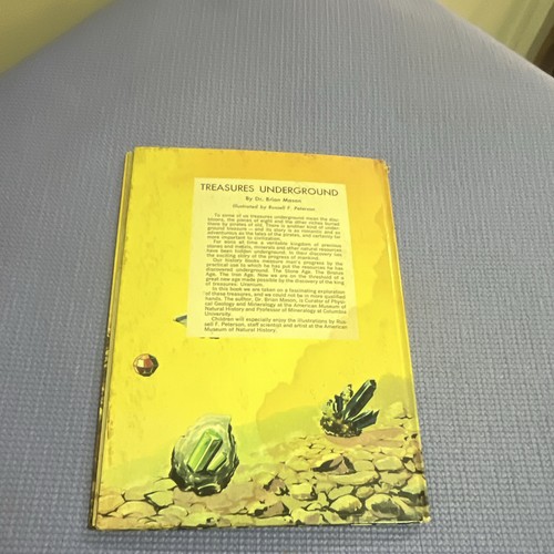 Treasures Underground HC 1960 Dr. Brian Mason Geology Book - photo 2