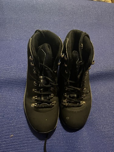 Ozark Trail Mens Lace-Up Hiking Boots Black/Gray US 7 M