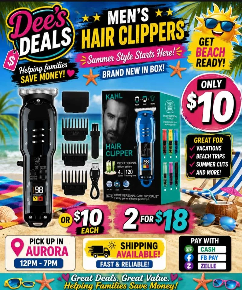 Hair Clipper Trimmer BRAND NEW IN BOX ONLY $10 - photo 3