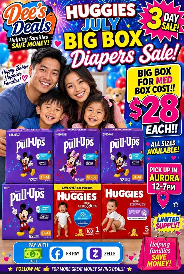Big box Pull Ups $28