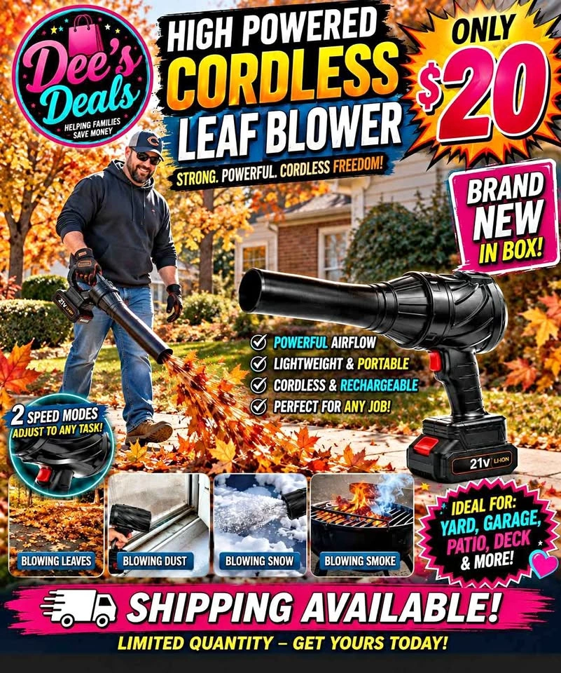 Cordless Leaf Blower BRAND new in box ONLY $20