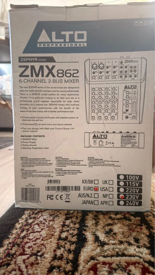 Alto Mixer + Shure Beta 58A Microphone set - photo 5