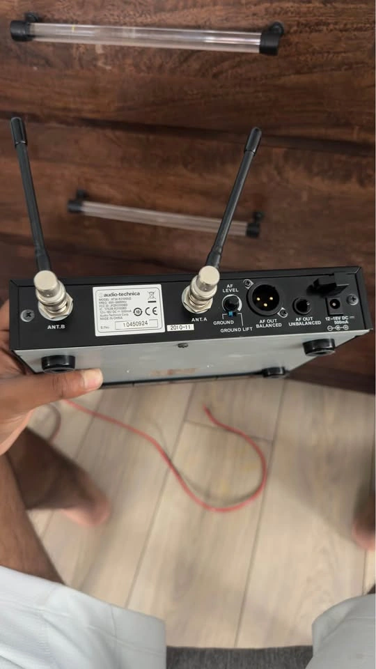 3 × Audio-Technica ATW-R3100b Wireless Receivers + Mics & Bags - photo 4