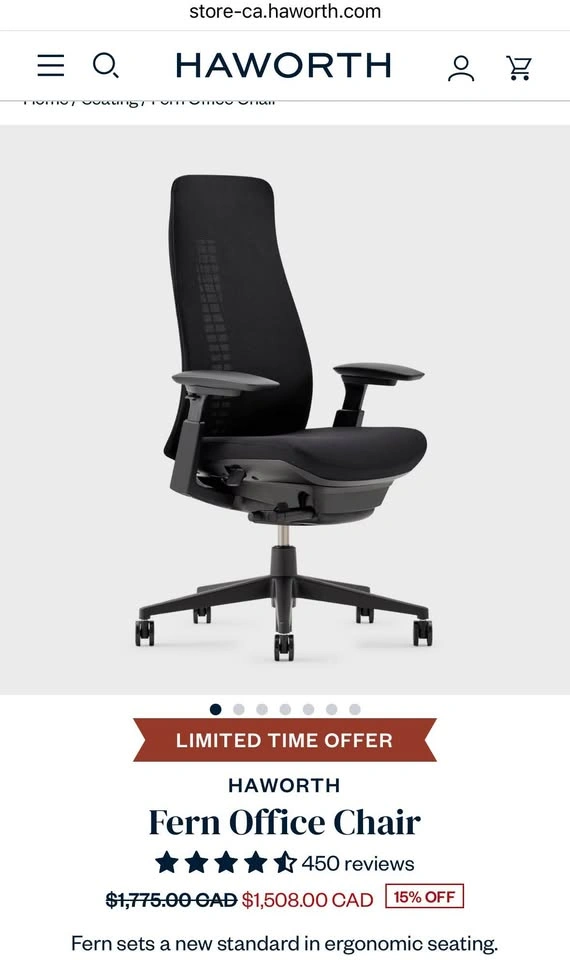 Howarth Ergonomic Home Office Chair - photo 4