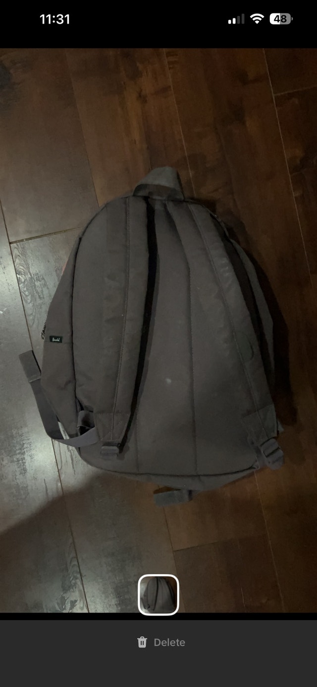 Herschel Grey/Red Backpack - photo 3