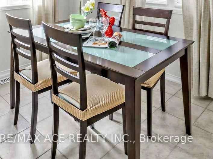 Glass Top Dining Table with 4 Chairs