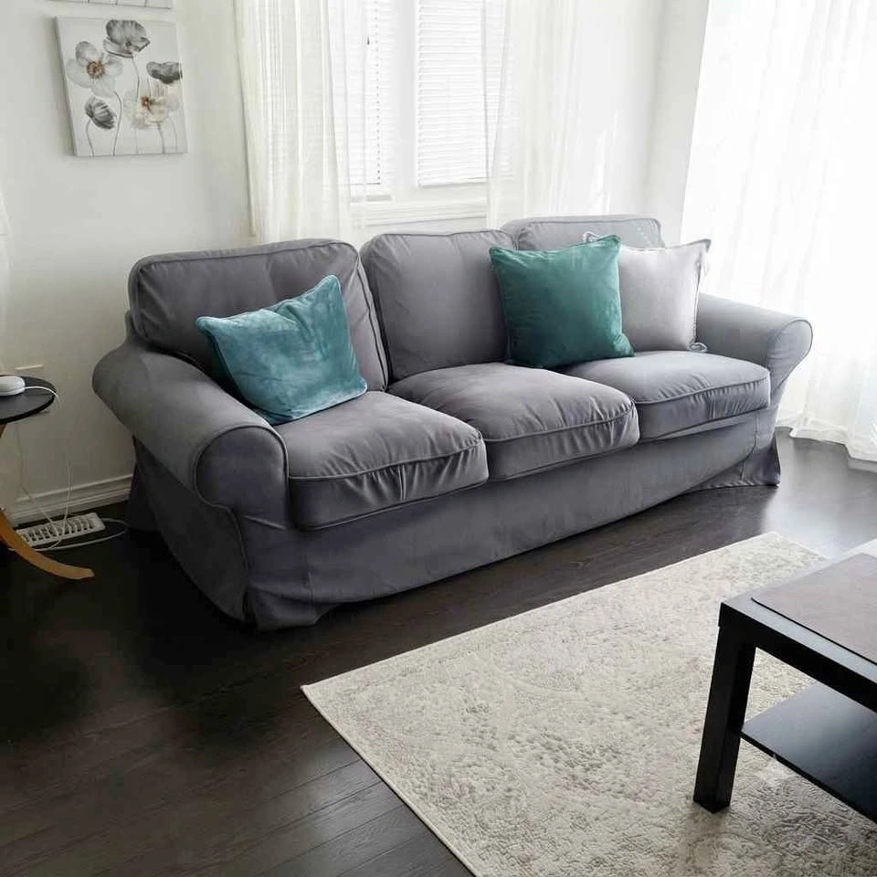 UPPLAND 3 Seater Sofa Gray