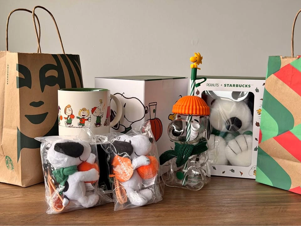 Starbucks x Peanuts "Great Pumpkin" Collection - Brand New