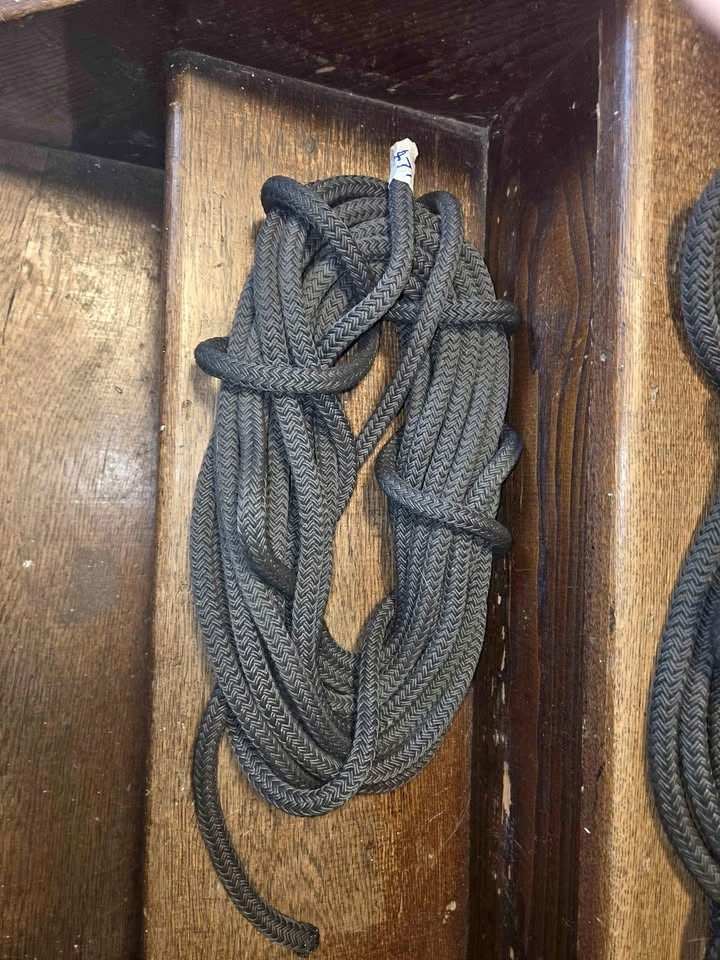 47-Foot Black Braided Utility Rope