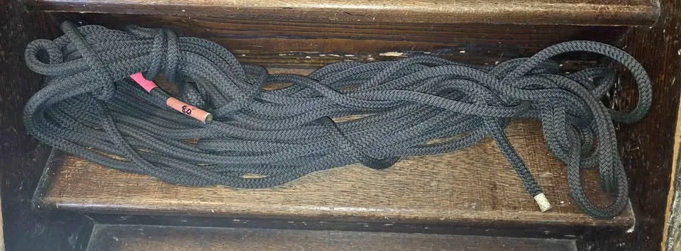 48 Foot Black Braided Utility Rope