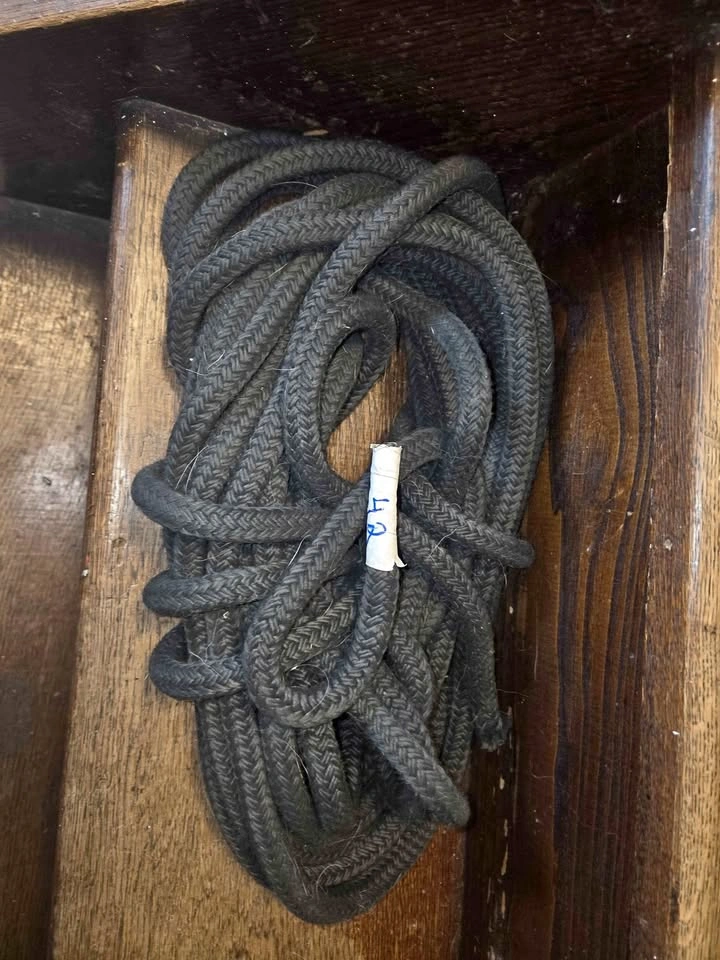 42 Foot Black Braided Utility Rope