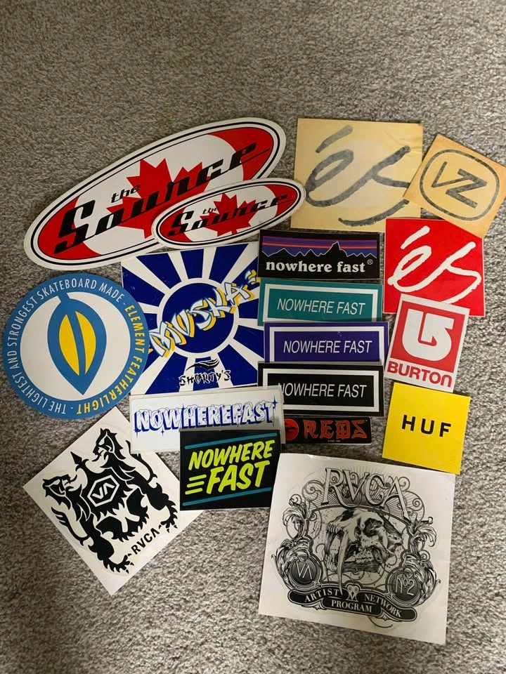 Vintage Skateboard and Snowboard Stickers - photo 2