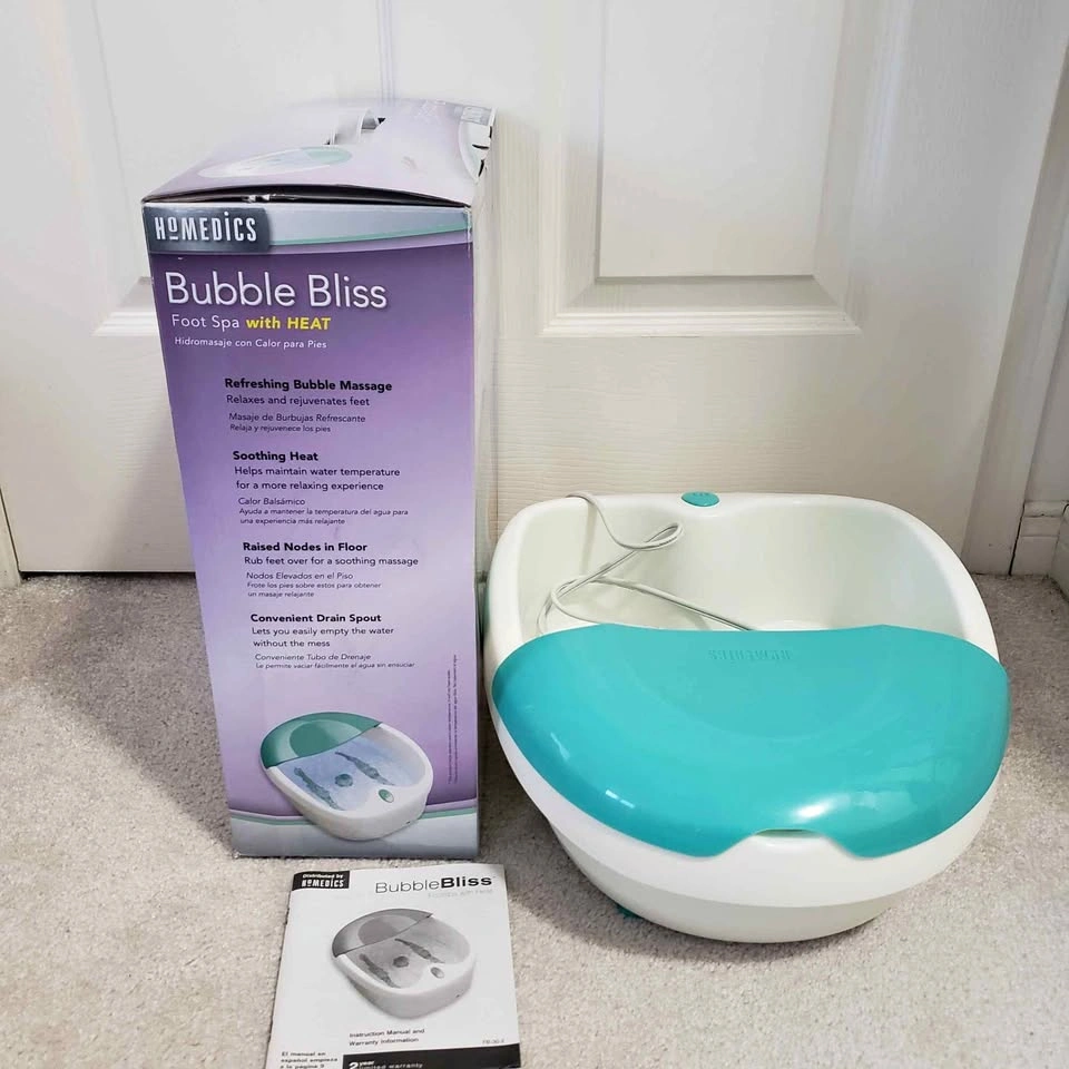 HoMedics Bubble Bliss Foot Spa with Heat