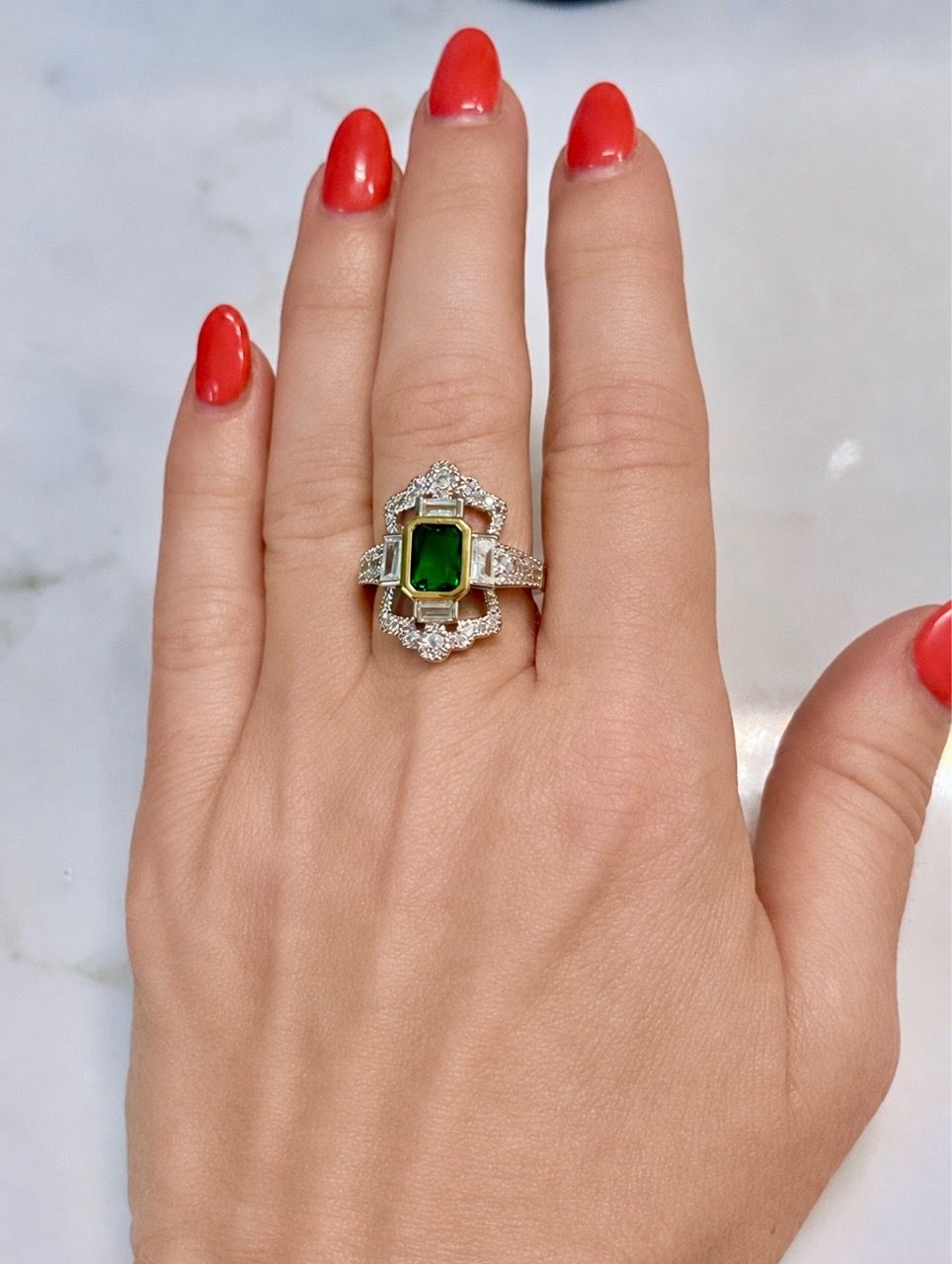 Art deco fashion ring - photo 4