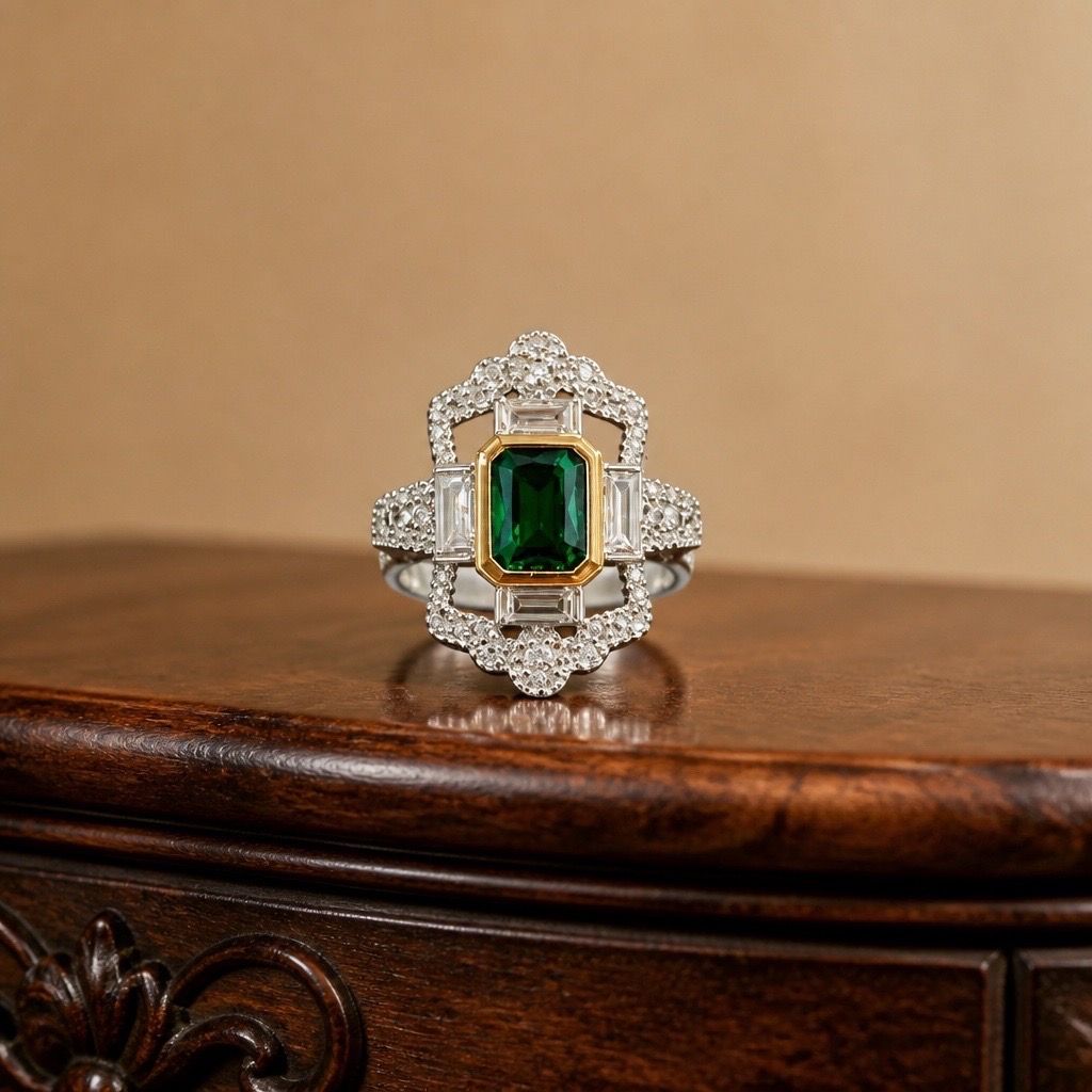Art deco fashion ring - photo 5