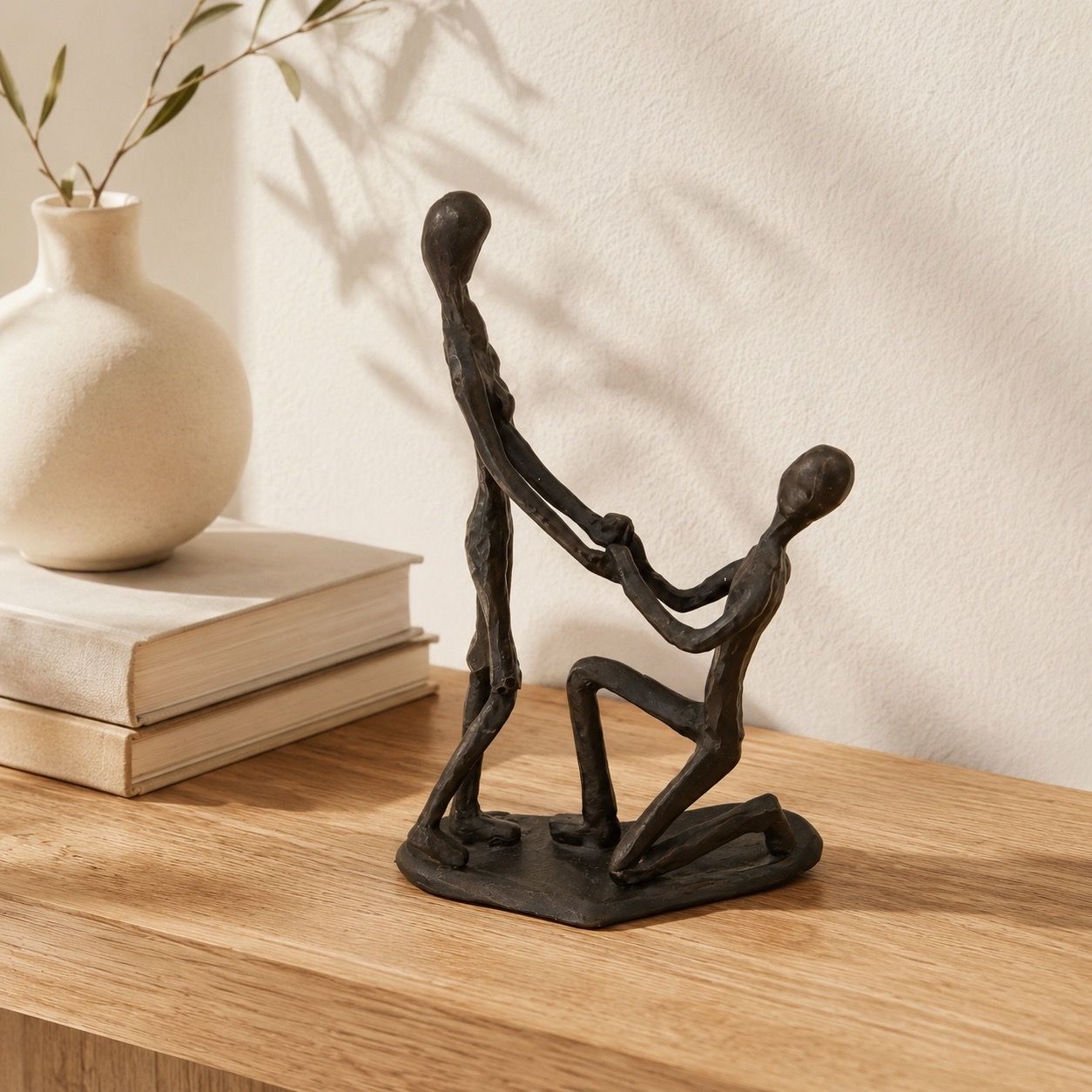 Cast bronze sculpture decor