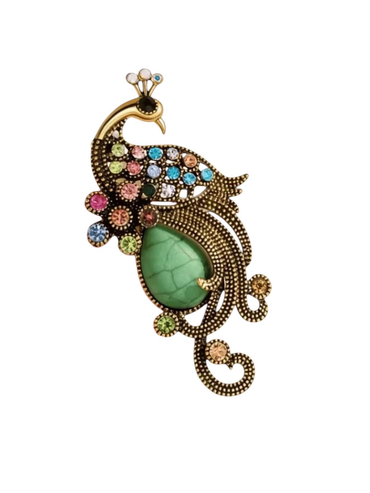 Peacock brooch - photo 4