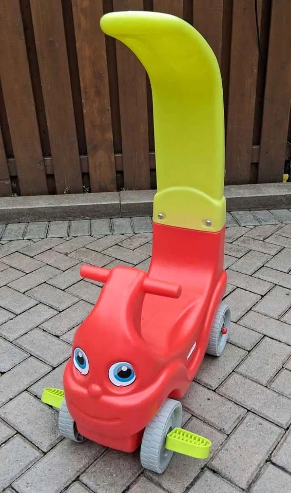 Simplay3 Convert-a-Coupe Push Along Riding Car Red Lime Yellow - photo 5