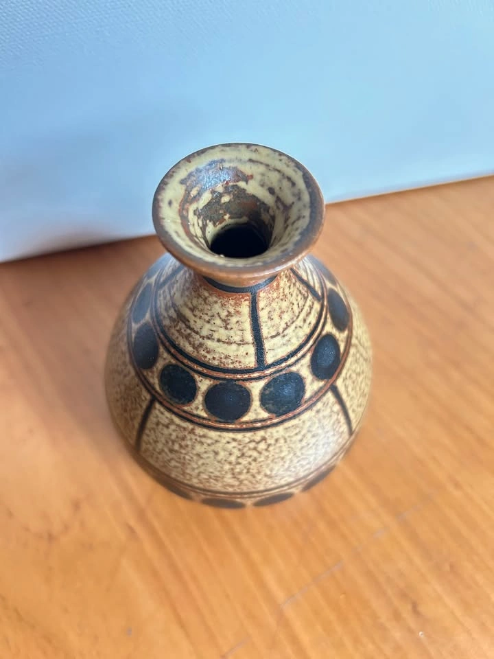 MCM Vintage Japanese Geometric Weedpot Bud Vase - photo 3