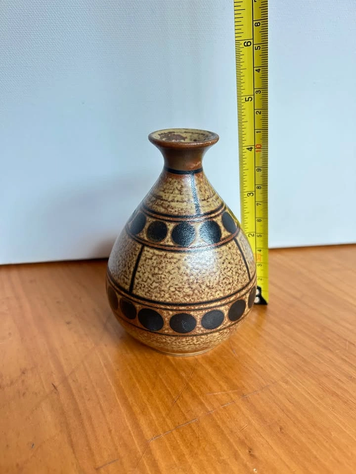 MCM Vintage Japanese Geometric Weedpot Bud Vase - photo 5