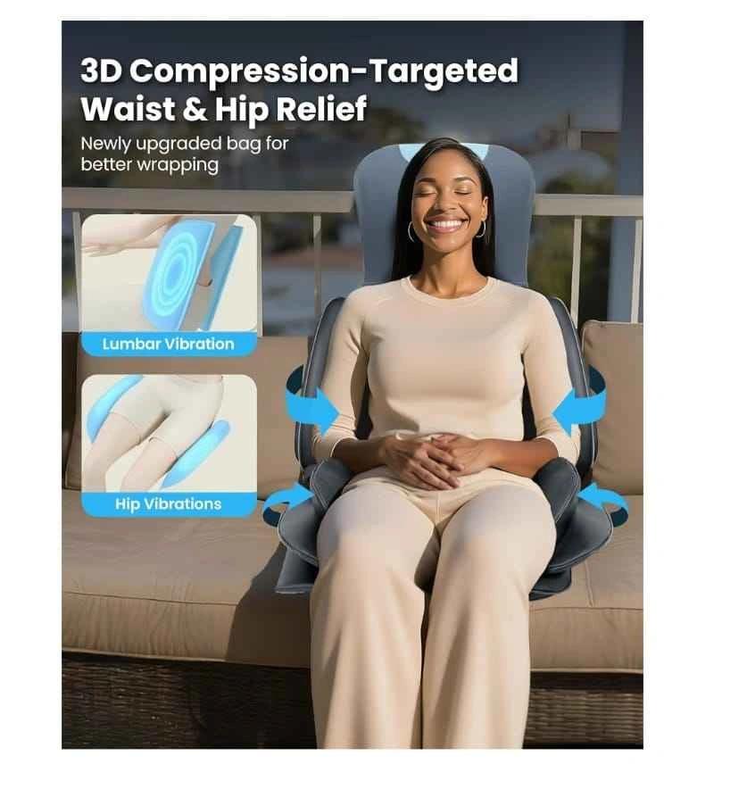 COMFIER Shiatsu Massage Chair Pad with Heat - photo 5