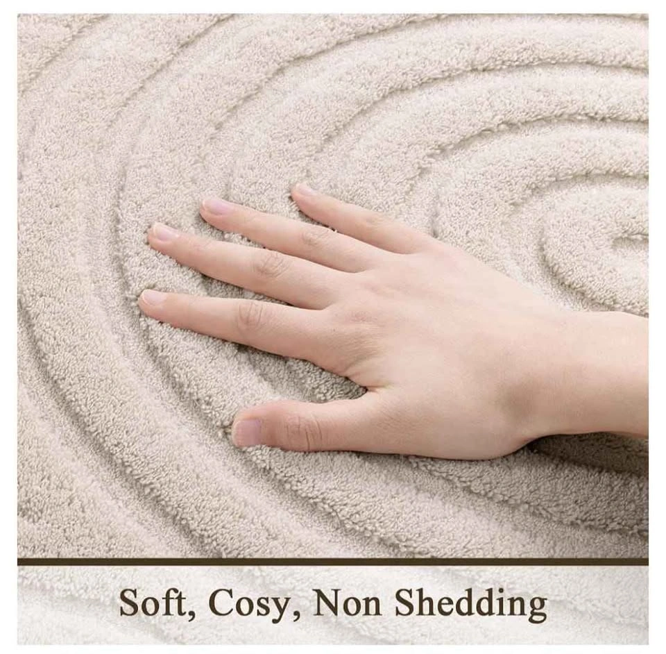 Brand new 8x10 Soft Fluffy Area Rug - Beige Geometric Arch Patte - photo 3