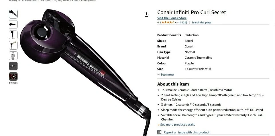 Conair Infiniti Pro Curl Secret