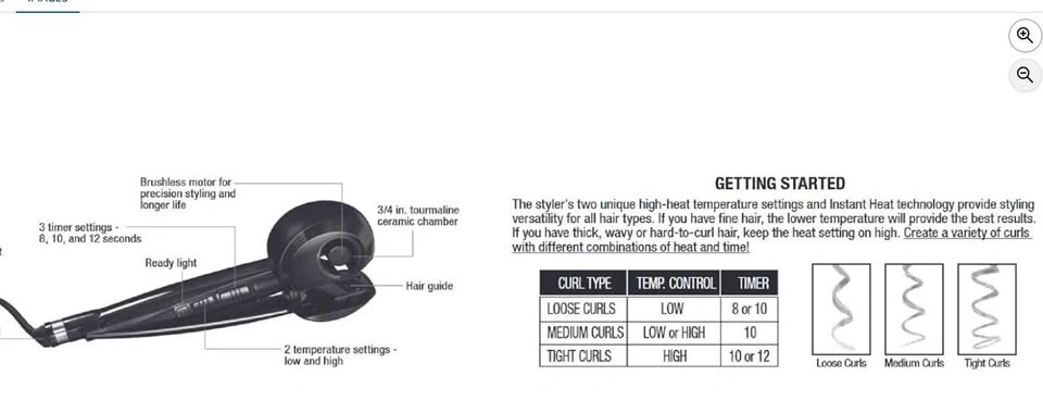 Conair Infiniti Pro Curl Secret - photo 3