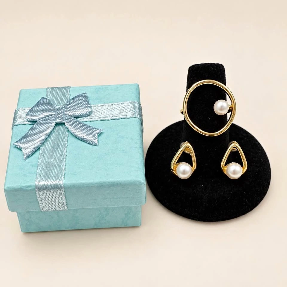 Earrings and ring set