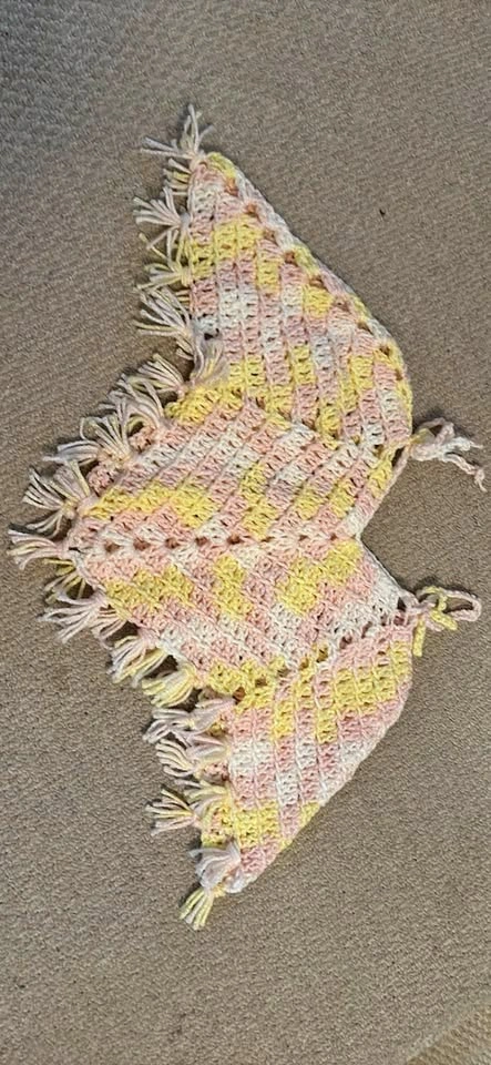 Baby poncho hand made new
