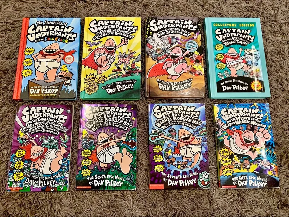 Captain Underpants Books - excellent condition thumbnail