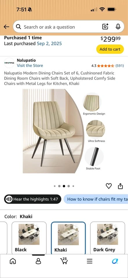 Dining table chairs only 2 left - photo 3