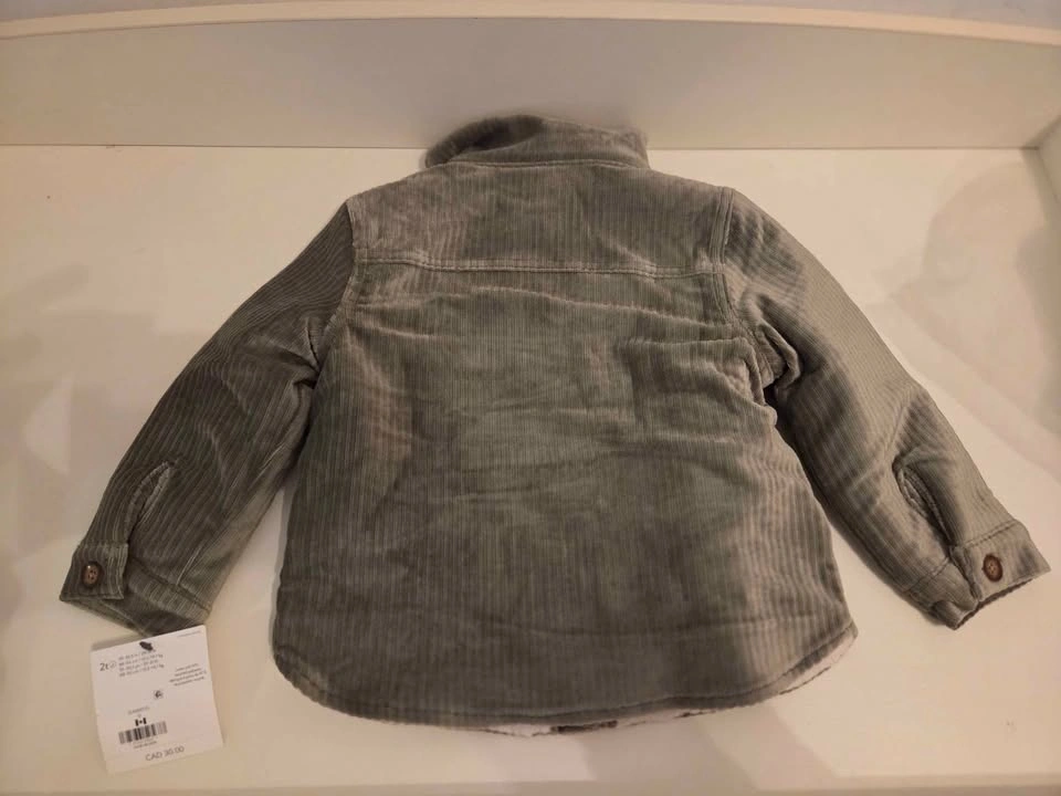 Little Planet by Carter's Ribbed Velour Jacket - Size 2T - photo 2