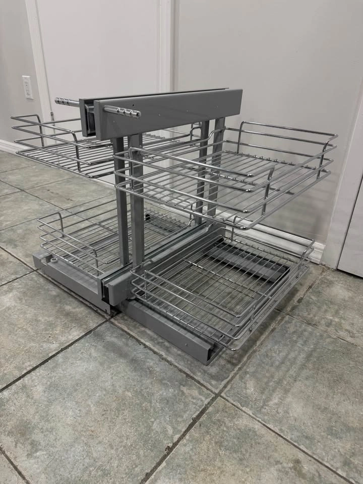 Rev-A-Shelf Silver 15" Pull Out Blind Corner Cabinet Organizer - photo 3