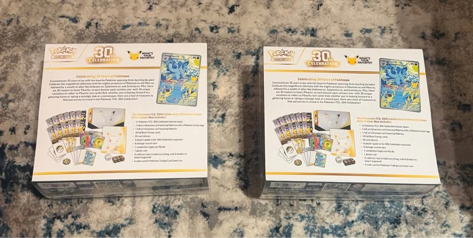 Pokemon 30th Celebrations Pokemon Center Elite Trainer Box - photo 2