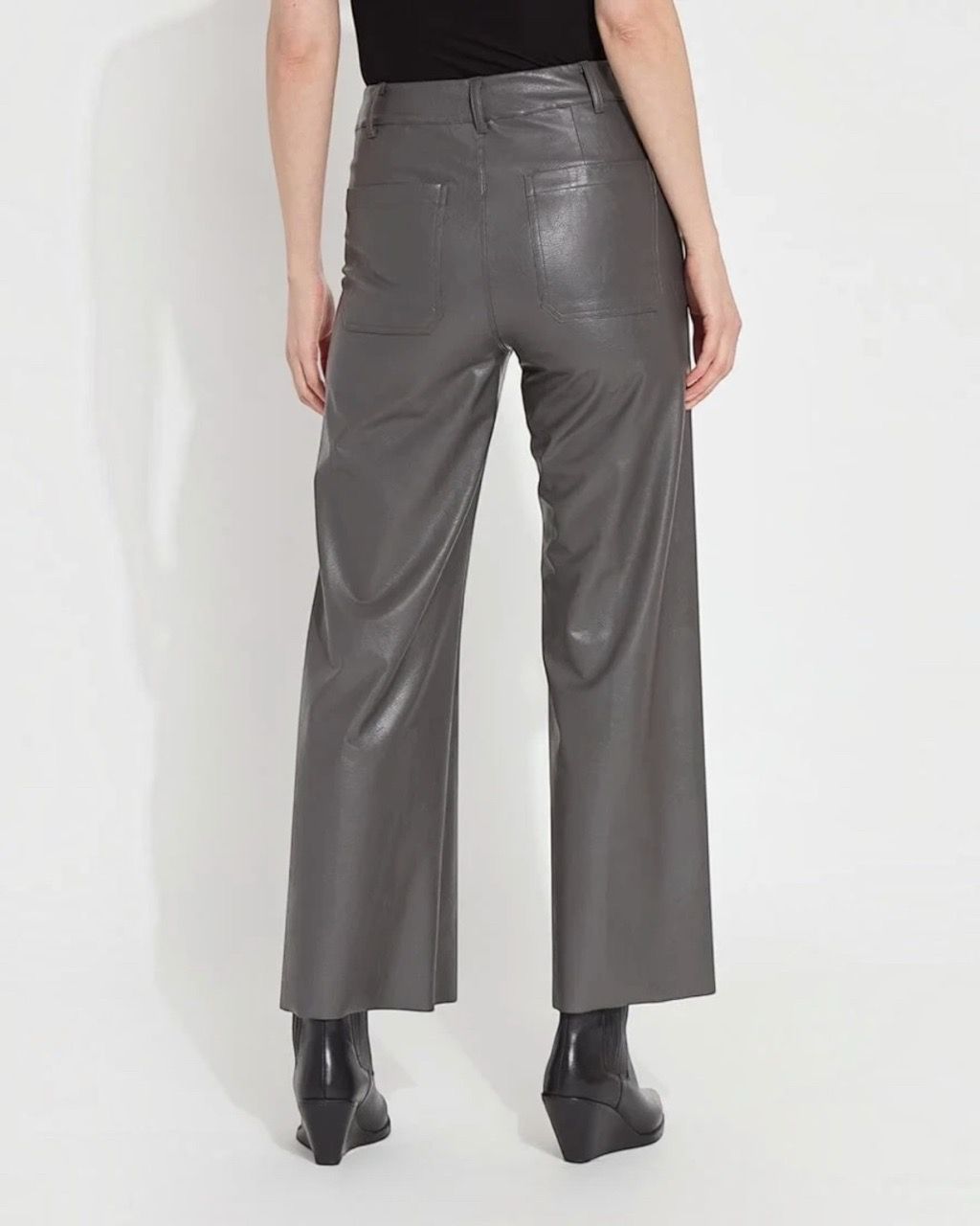 LYSSE faux leather pants Sz M - photo 2