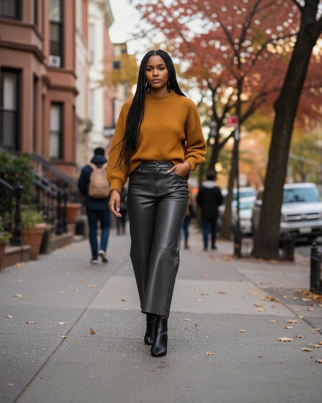 LYSSE faux leather pants Sz M - photo 4