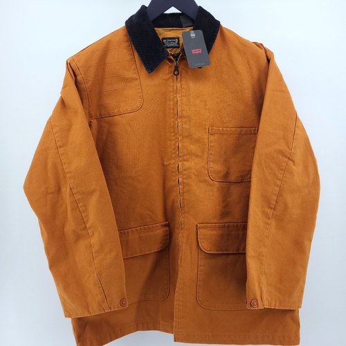 Levi's Skateboarding Field Jacket Mens Med Ochre Brown - photo 3