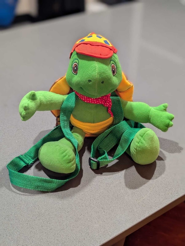 Franklin plush backpack
