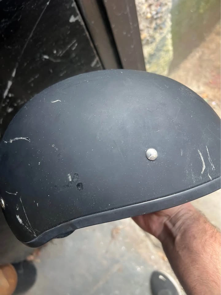 Daytona Skull Cap Half Shell Motorcycle Helmet - Size M - photo 2