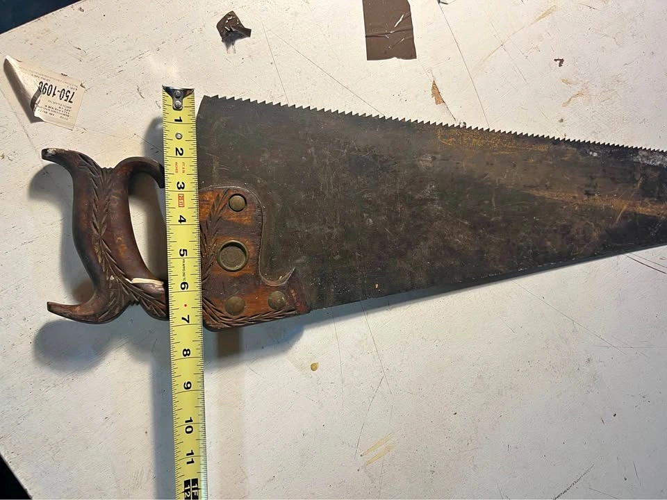 H.Disston & Sons 24” Hand Saw 1887 Phila
