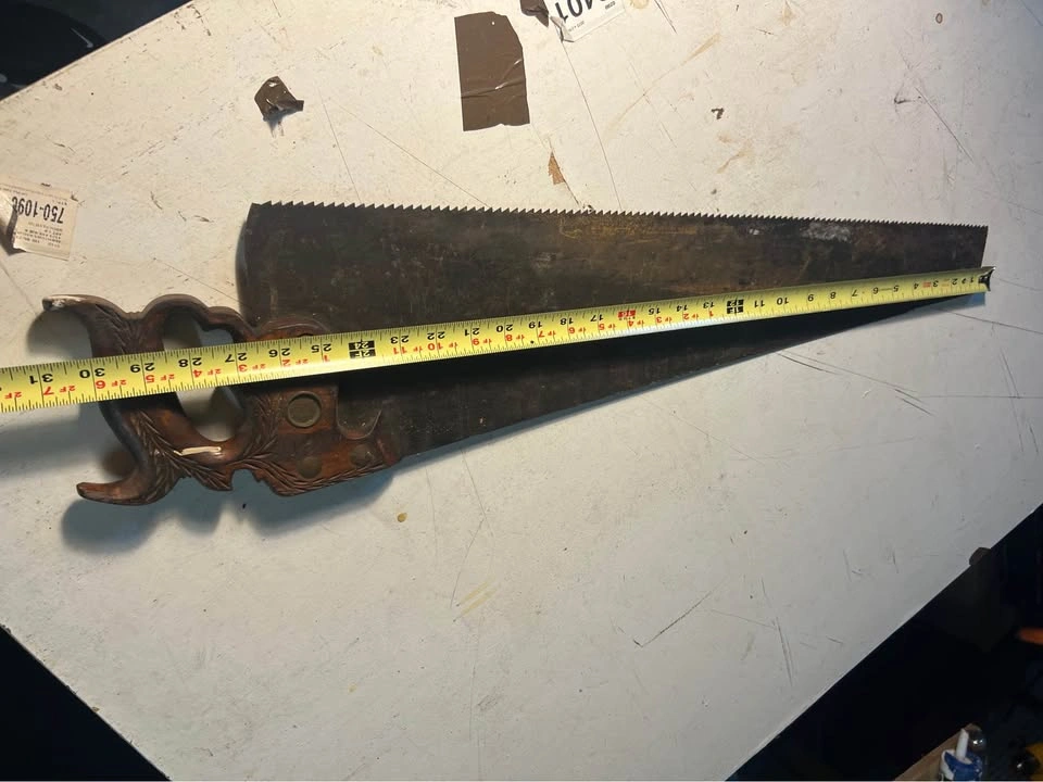 H.Disston & Sons 24” Hand Saw 1887 Phila - photo 2