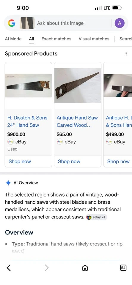 H.Disston & Sons 24” Hand Saw 1887 Phila - photo 4