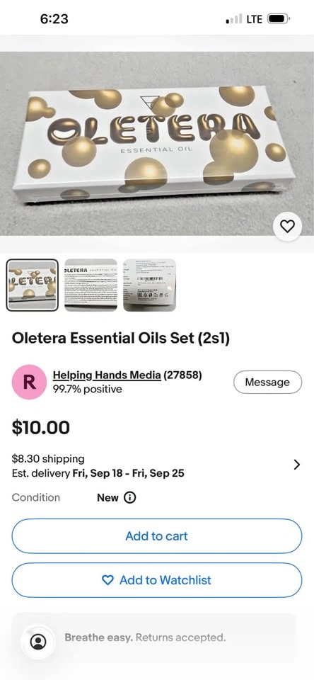 Oletera Essential Oils Set - photo 2