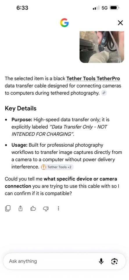 Tether Tools TetherPro USB-C Data Transfer Cable - photo 2