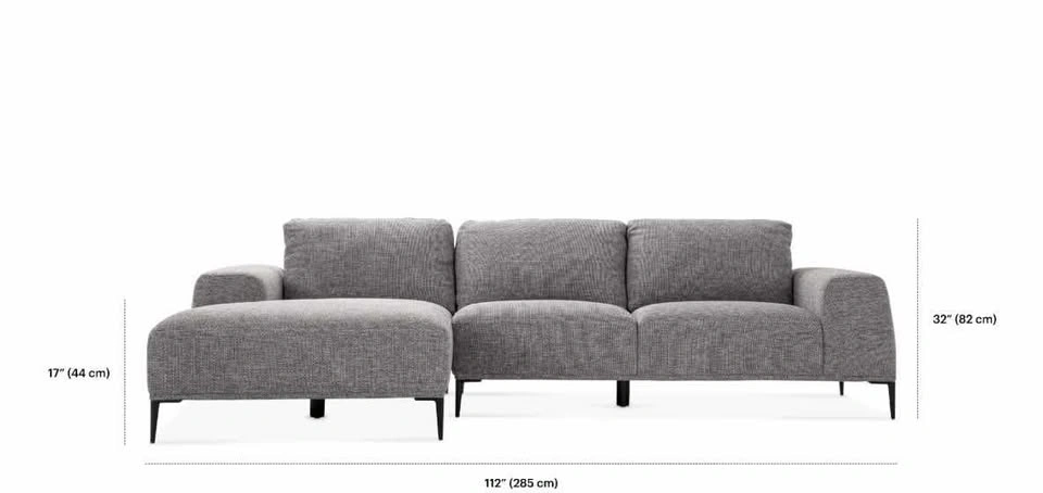 LIKE NEW - DESIGNER Sectional Sofa - photo 3