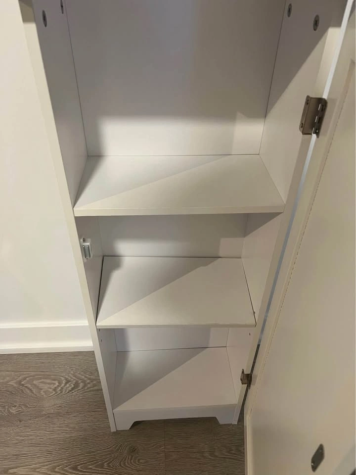 W C Redmon Co. White Tall Bathroom Storage Cabinet - photo 5