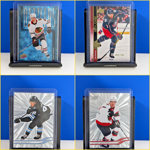 Sam Rinzel Rookie Dazzlers Blue Seth Jones /100 Logan Cooley Out