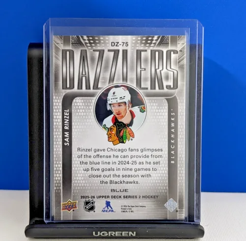 Sam Rinzel Rookie Dazzlers Blue Seth Jones /100 Logan Cooley Out - photo 3