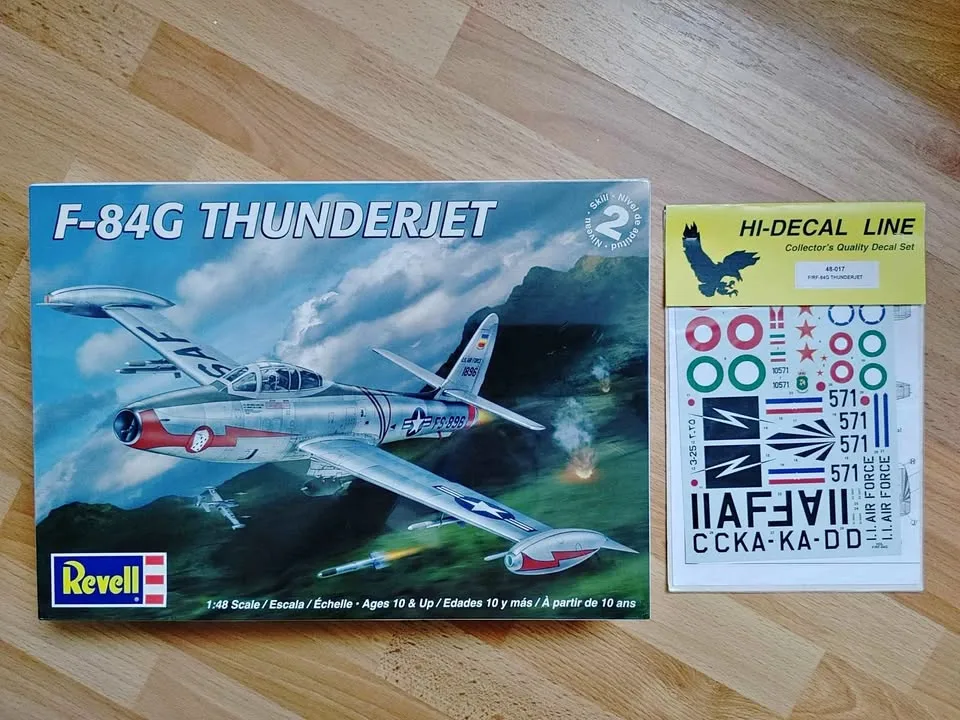 1/48 Revell F-84G with Extra Decals thumbnail